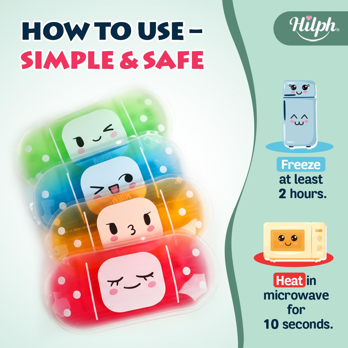 Hilph kit-primeros-auxilios para tener listo el botiquín infantil.