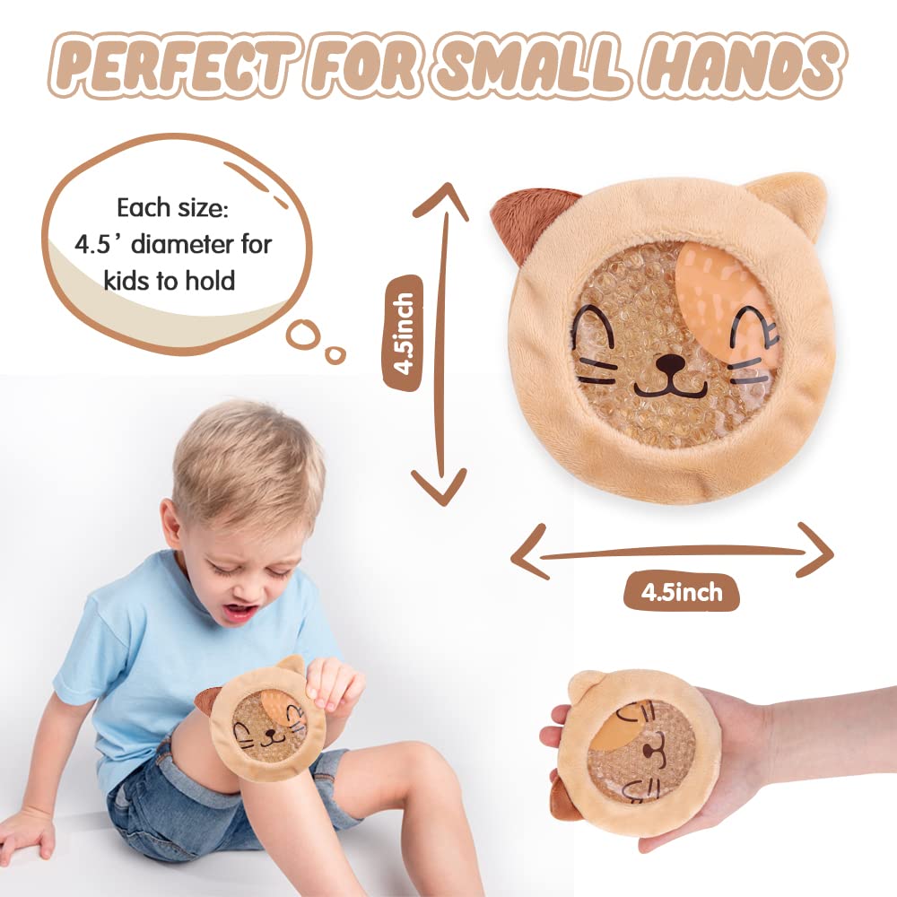 Hilph bolsa de hielo para niños con diseño reno, diseño divertido para molestias menores.