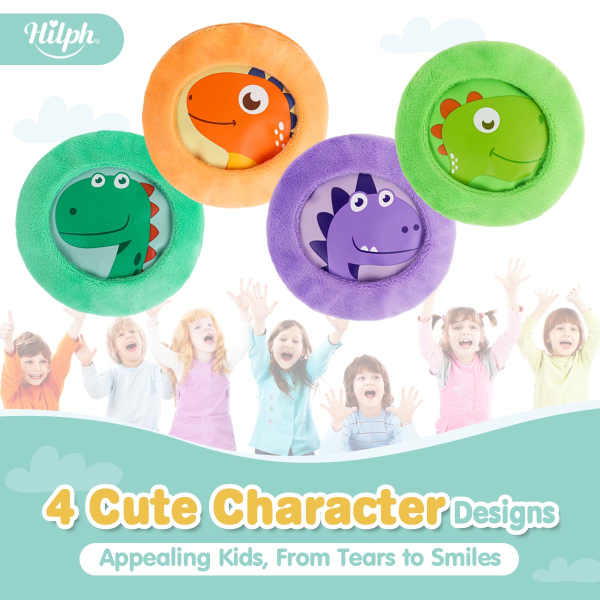 Hilph Niños Compresas de Hielo reutilizables, ligeras y aptas para kit de primeros auxilios.