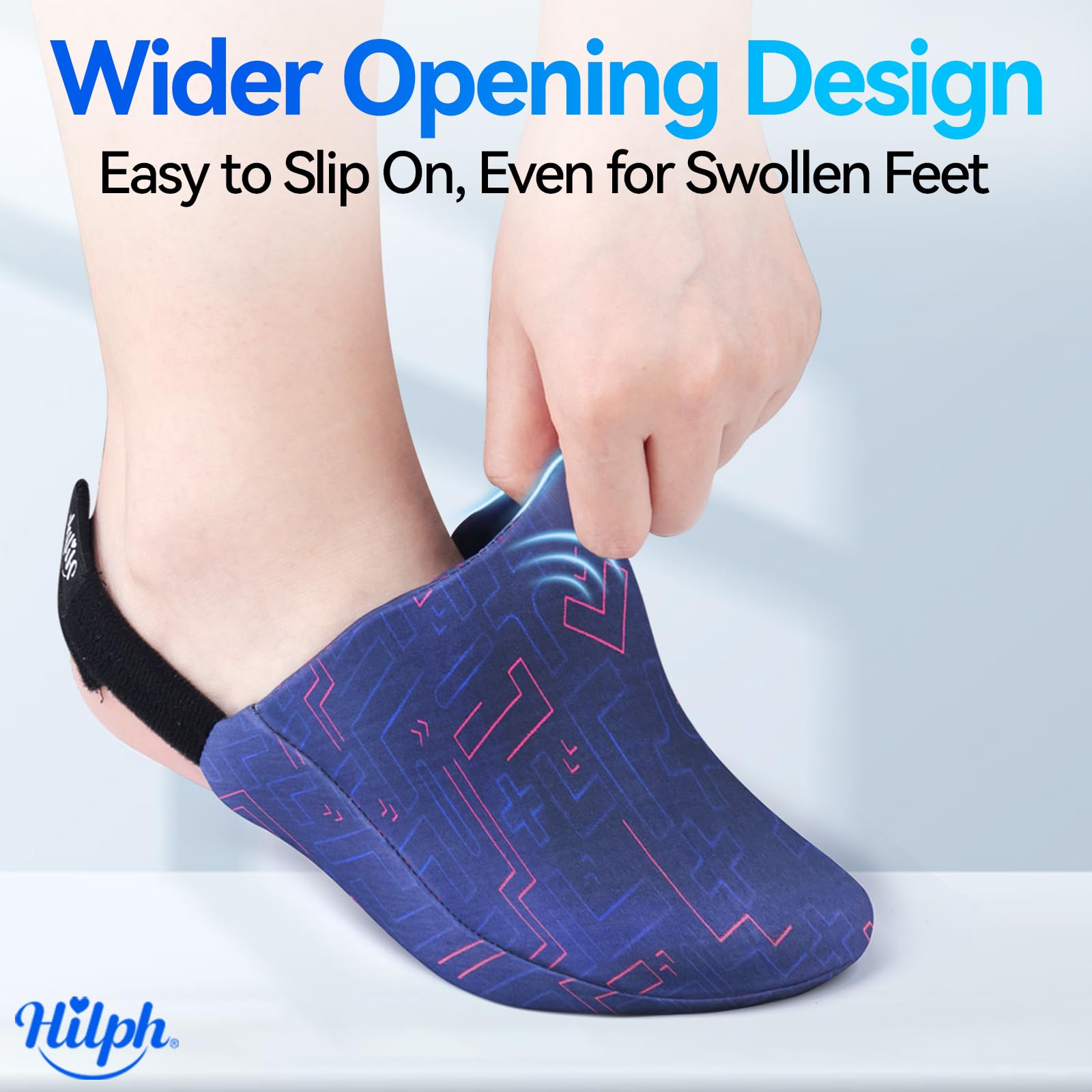 Hilph tejido lycra estirable, flexibilidad que se adapta al pie