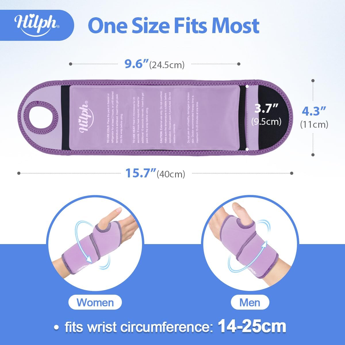 Hilph terapia de frío en congelador para reducción localizada.