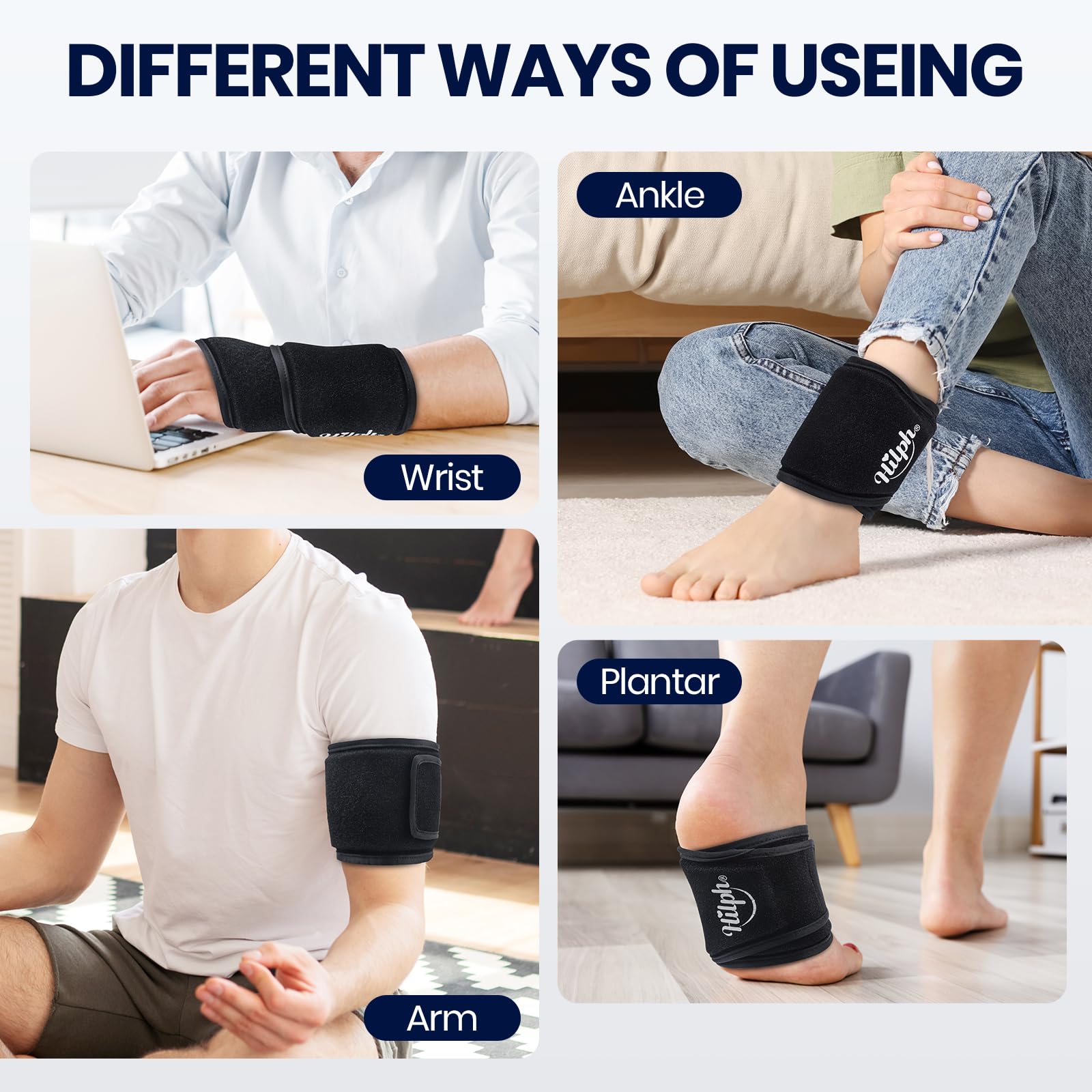 Hilph uso deportivo: ideal para atletas durante entrenamientos.