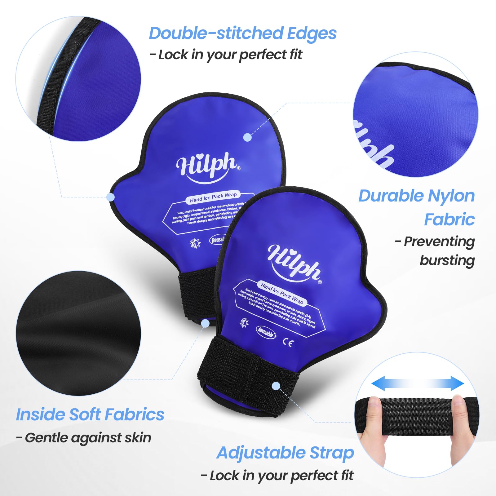 Uso diario Hilph para articulaciones y confort, sin promesa de resultados.