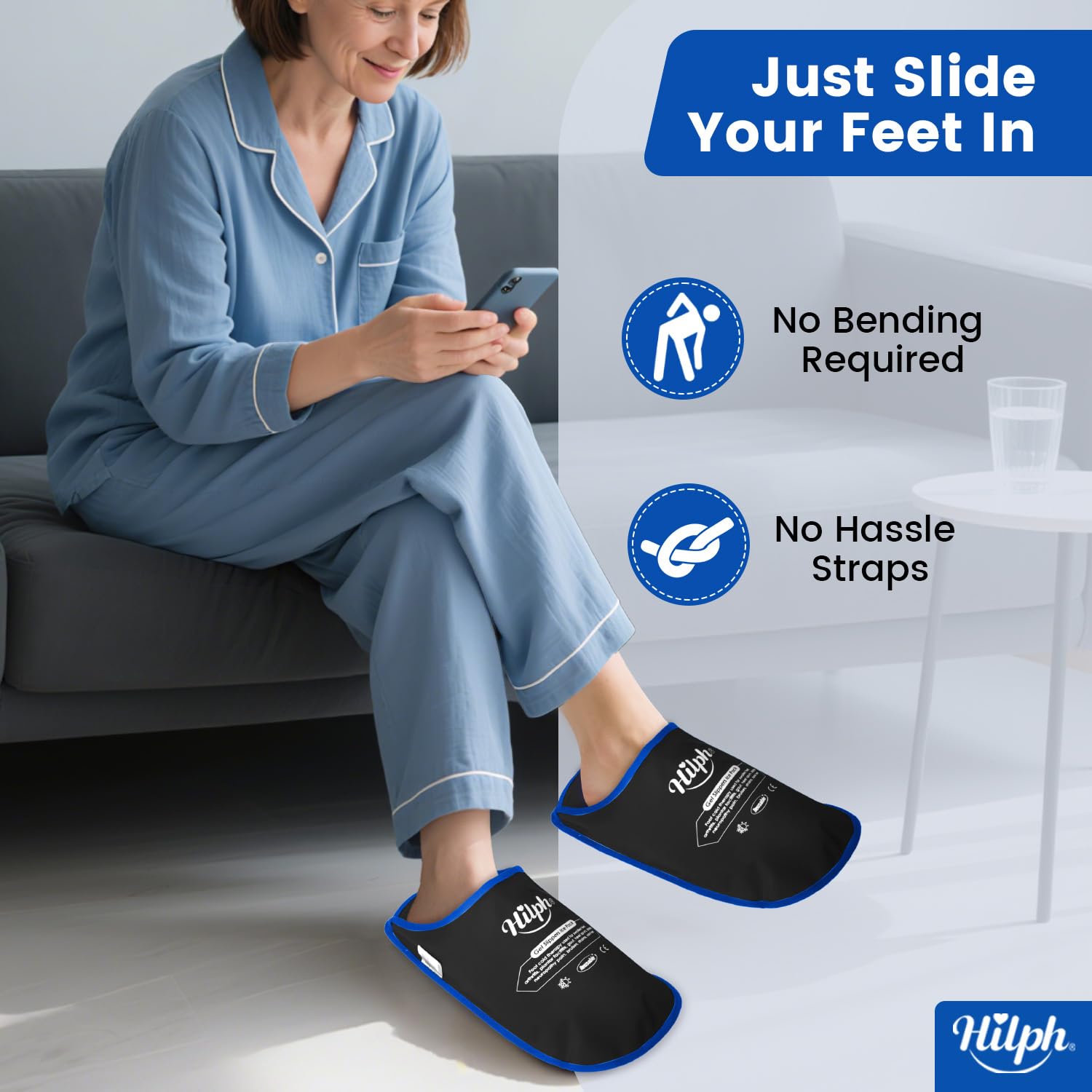 Hilph Zapatillas Ergonómicas Pie: ajuste cómodo durante todo el día.
