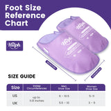 Hilph zapatillas talla única para pies anchos y recuperación.
