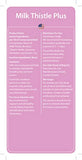 Hilton Herbs Milk Thistle Plus ingredientes: cardo mariano y otros para el bienestar
