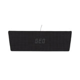Hilu GEO frente: calentamiento suave para comodidad muscular.