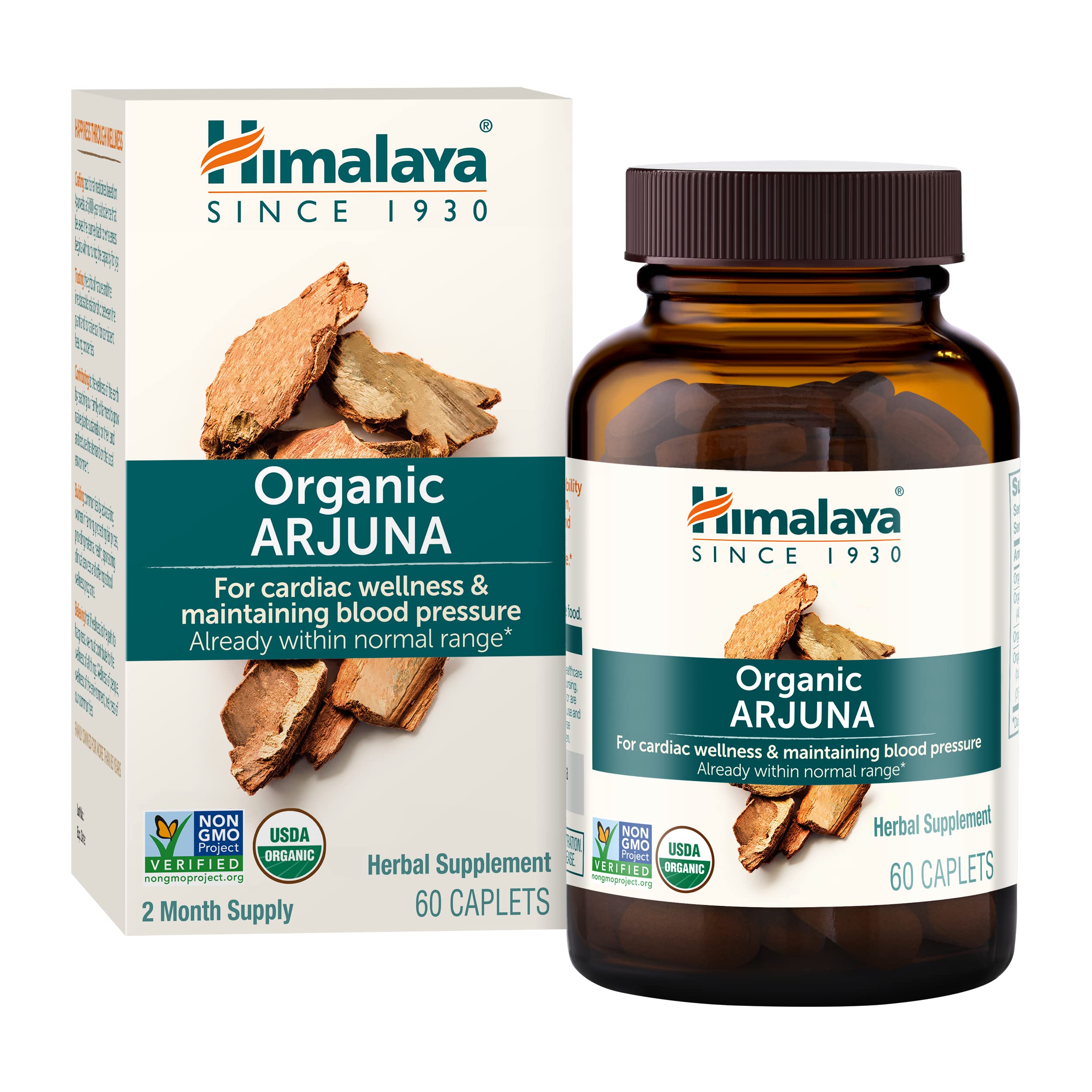 Himalaya Arjuna cápsulas de 700 mg para apoyo diario del corazón