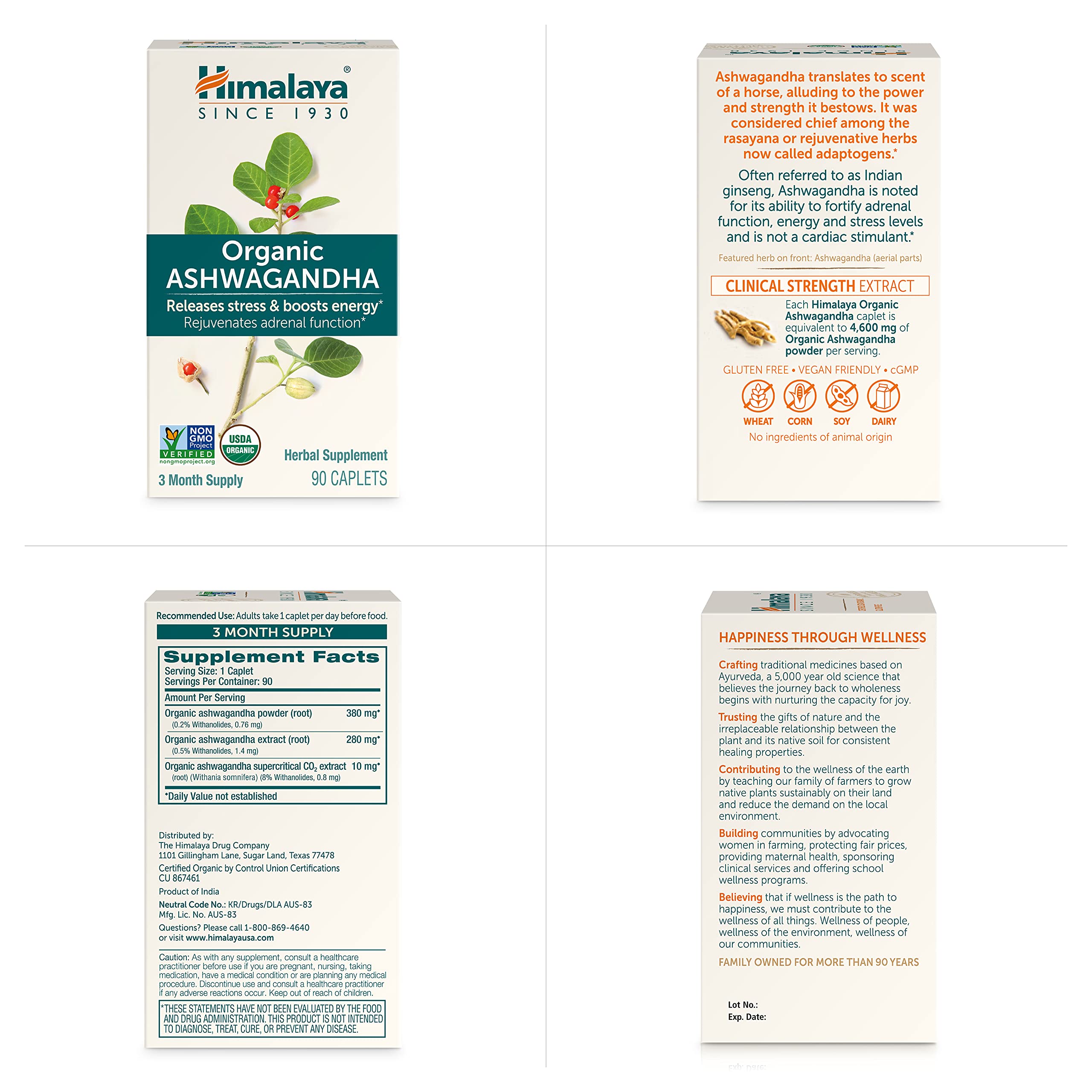 Himalaya ashwagandha uso diario: entrega energía y claridad.