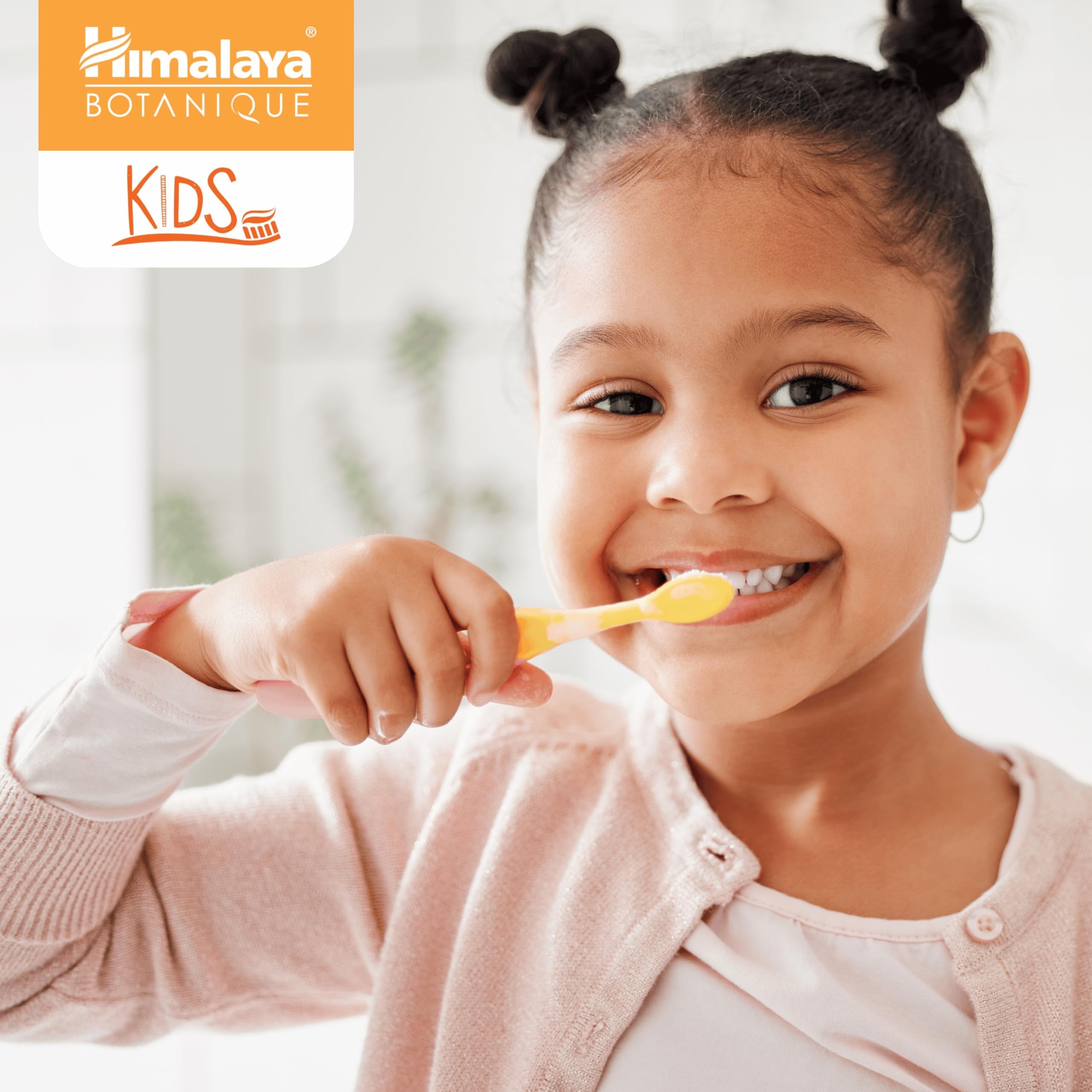 Himalaya Botanique crema dental niños espuma suave para cepillado divertido