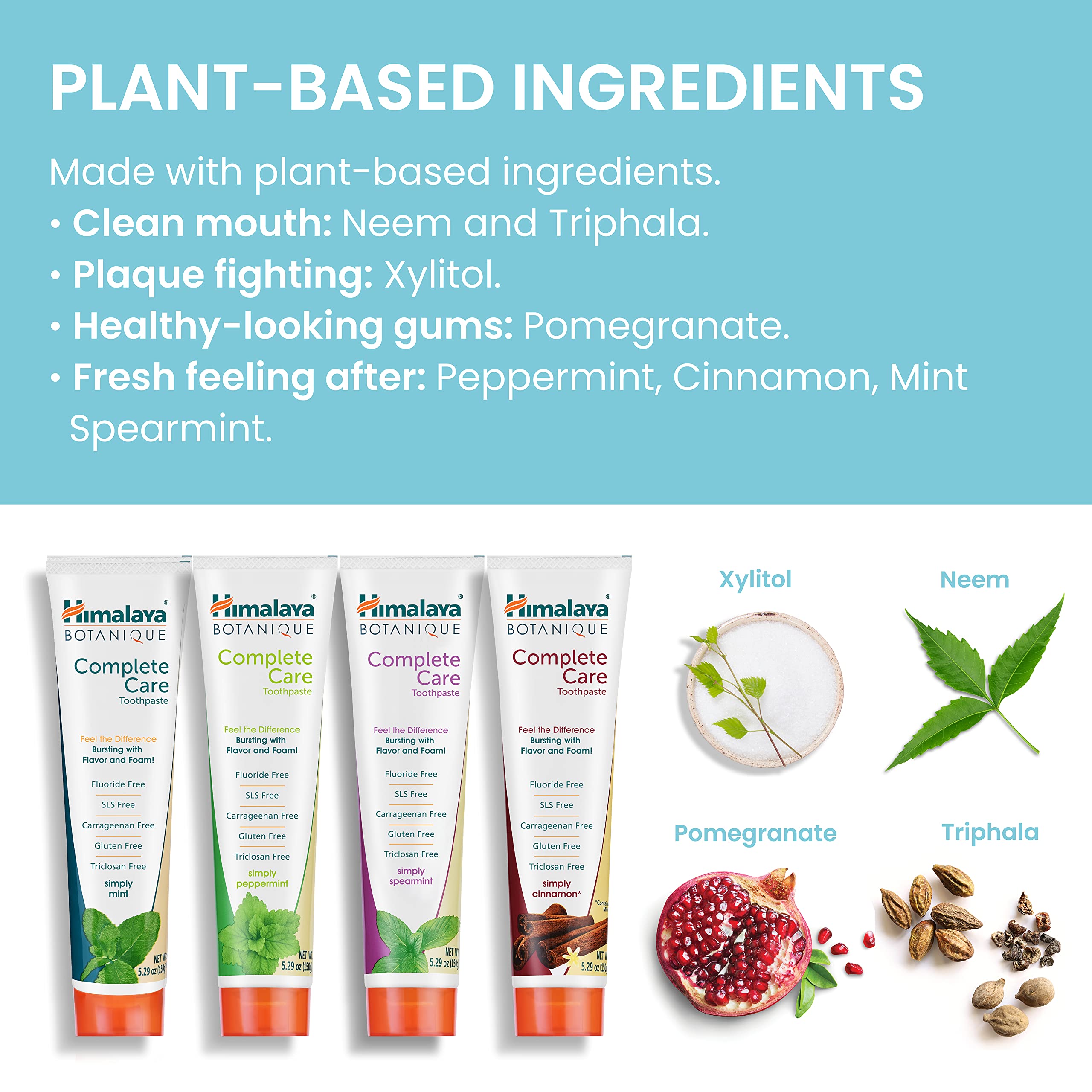 Himalaya Botanique: Libre de crueldad y vegano para cuidado dental consciente.