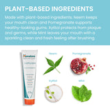 Himalaya Botanique sin fluoruro, formulación suave para cuidado oral.