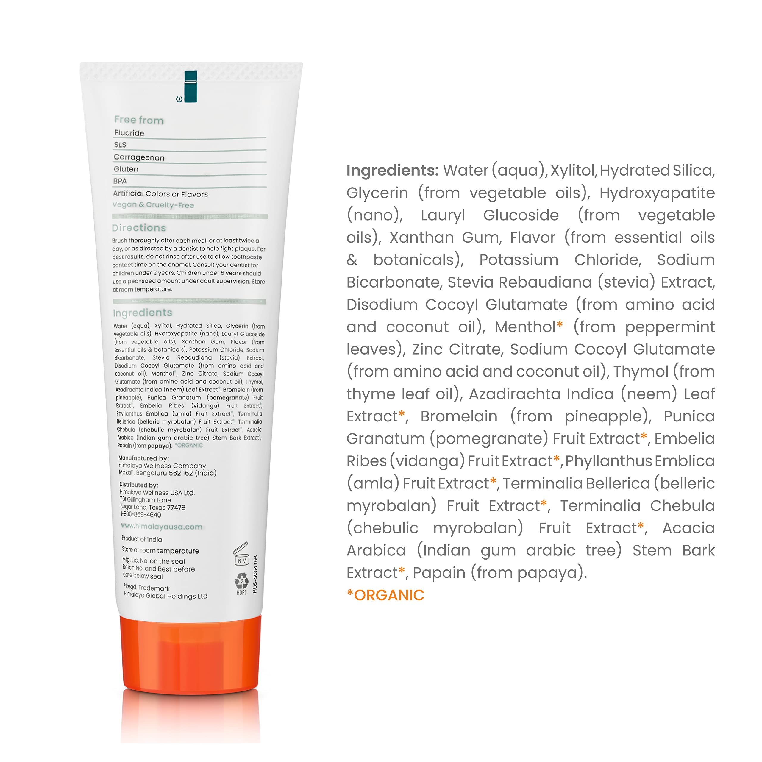Himalaya Botanique hidroxiapatita nano: remineralización suave del esmalte