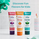 Himalaya Botanique pasta de dientes para niños, sabor menta suave para una experiencia agradable.