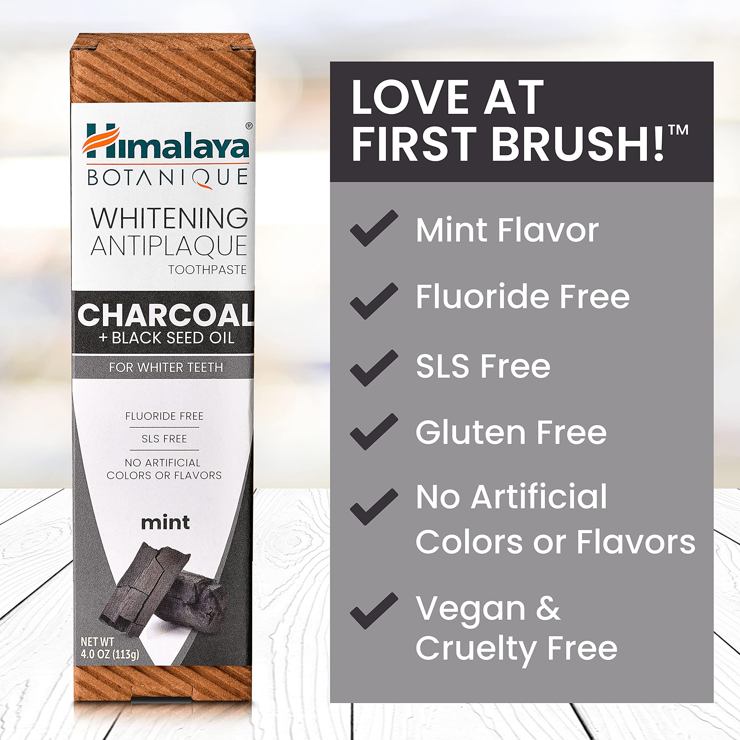 Pasta dental Himalaya Botanique sin fluoruro para cuidado suave
