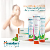 Pasta Himalaya Botanique para uso diario, aliento fresco y sonrisa clara.
