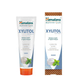 Pasta dental Himalaya Botanique con xilitol y menta para blanqueamiento suave.