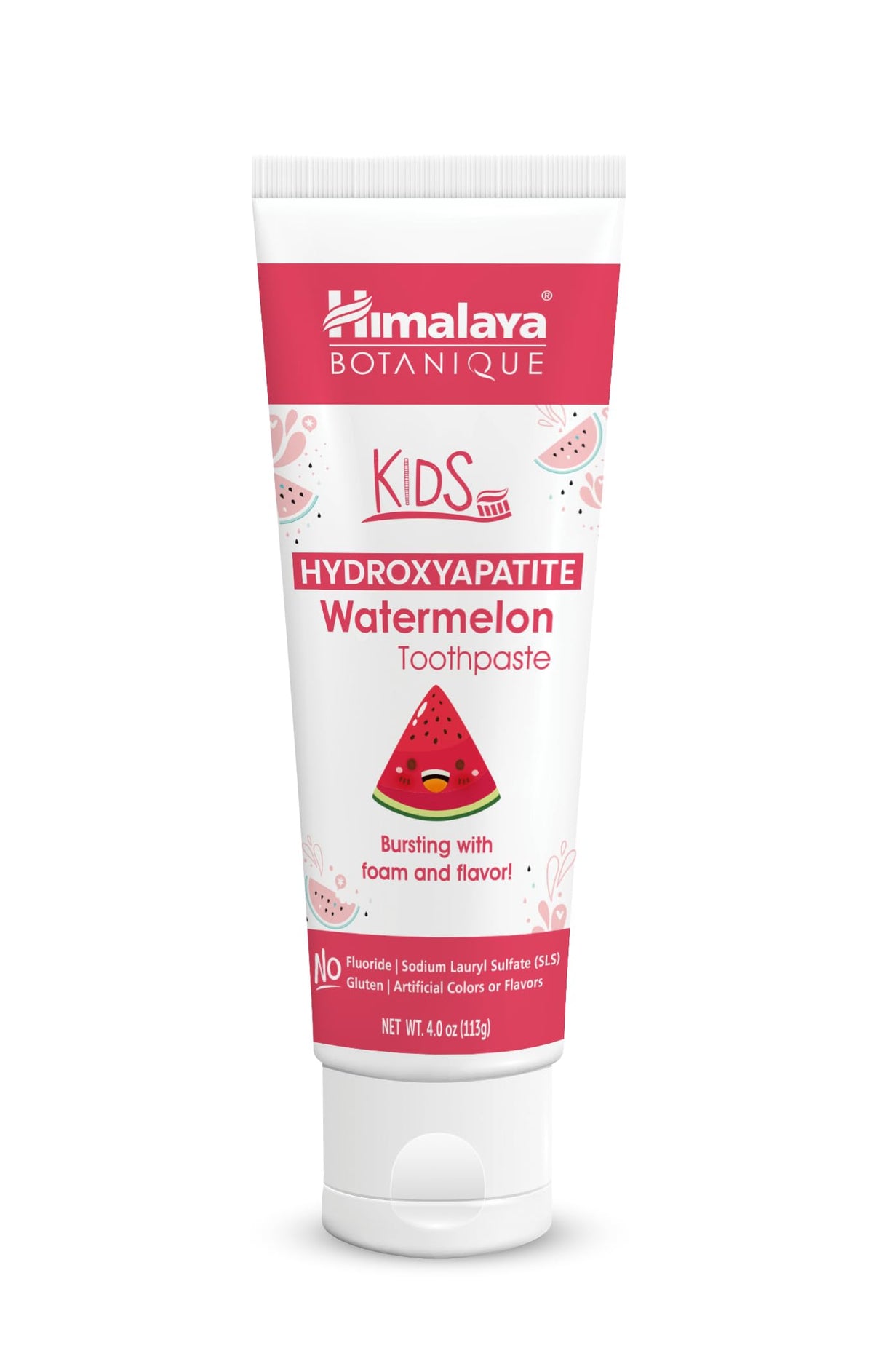 Pasta Himalaya Botanique para niños en envase, remineralización suave.