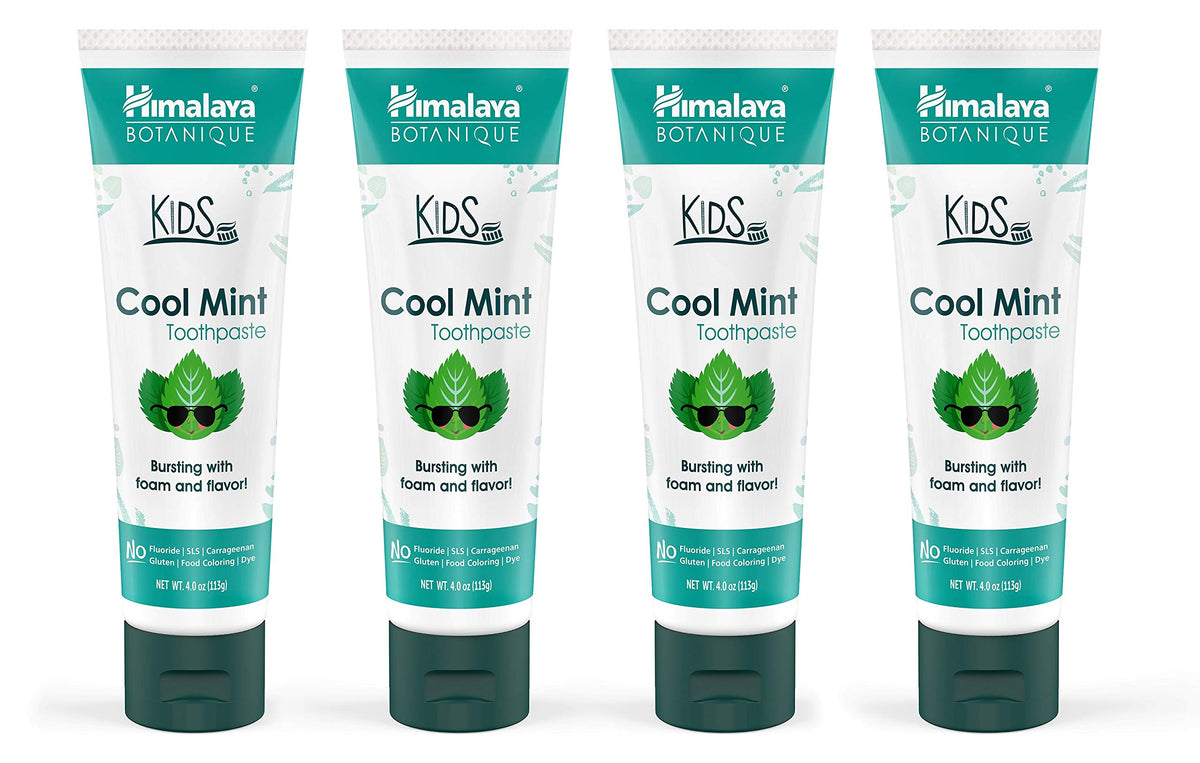 Himalaya Botanique Pasta de Niños en tubo, limpieza suave para dientes en crecimiento.