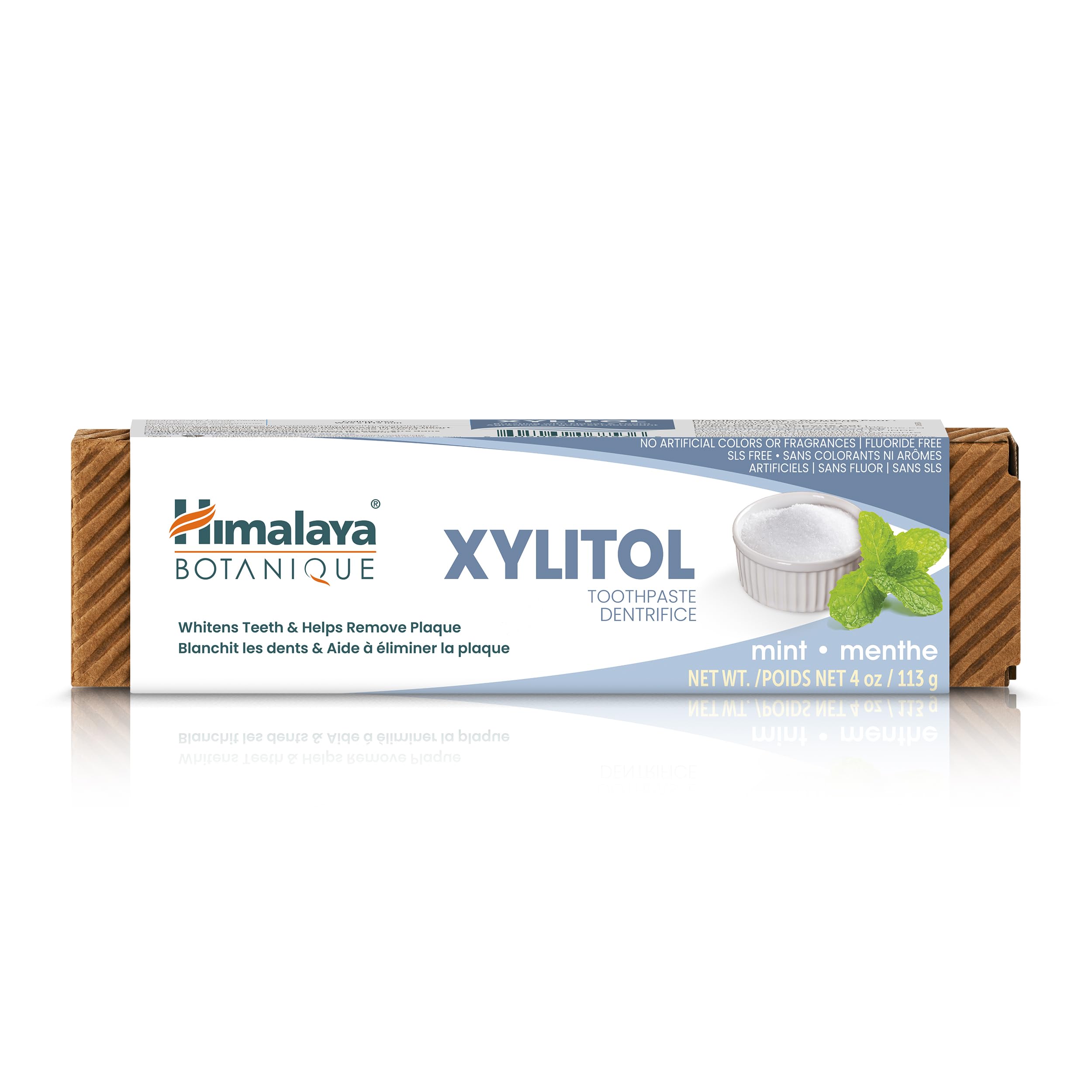 Pasta Himalaya Botanique vegana y sin gluten cuida la higiene oral.