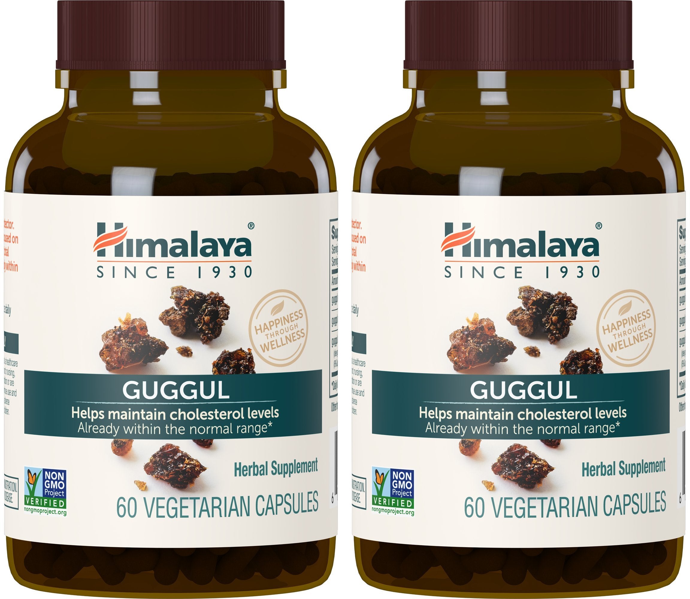 Himalaya Guggul cápsulas-750mg: apoyo diario para niveles saludables de lípidos