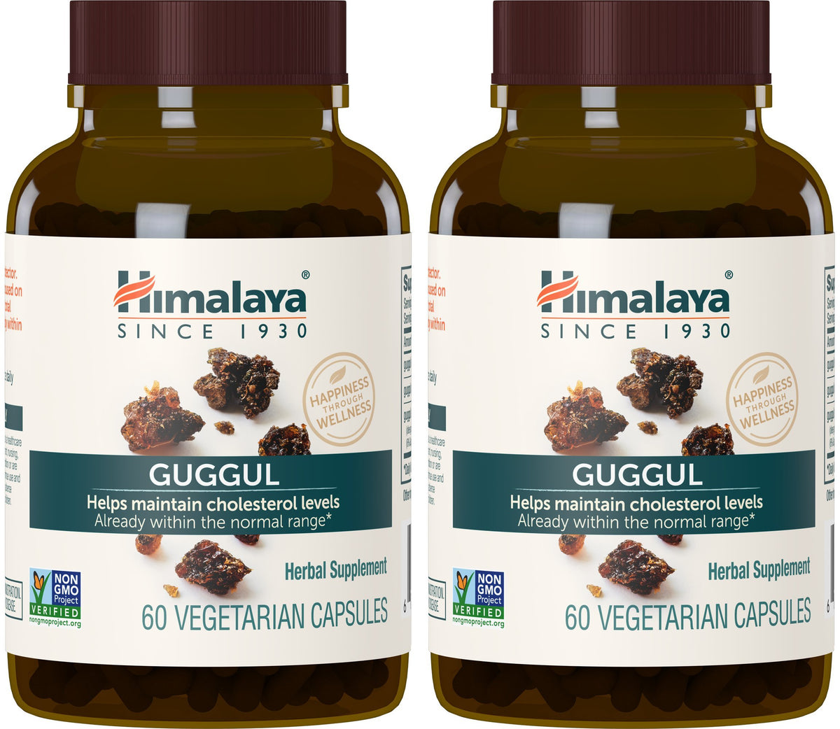 Himalaya Guggul cápsulas-750mg: apoyo diario para niveles saludables de lípidos