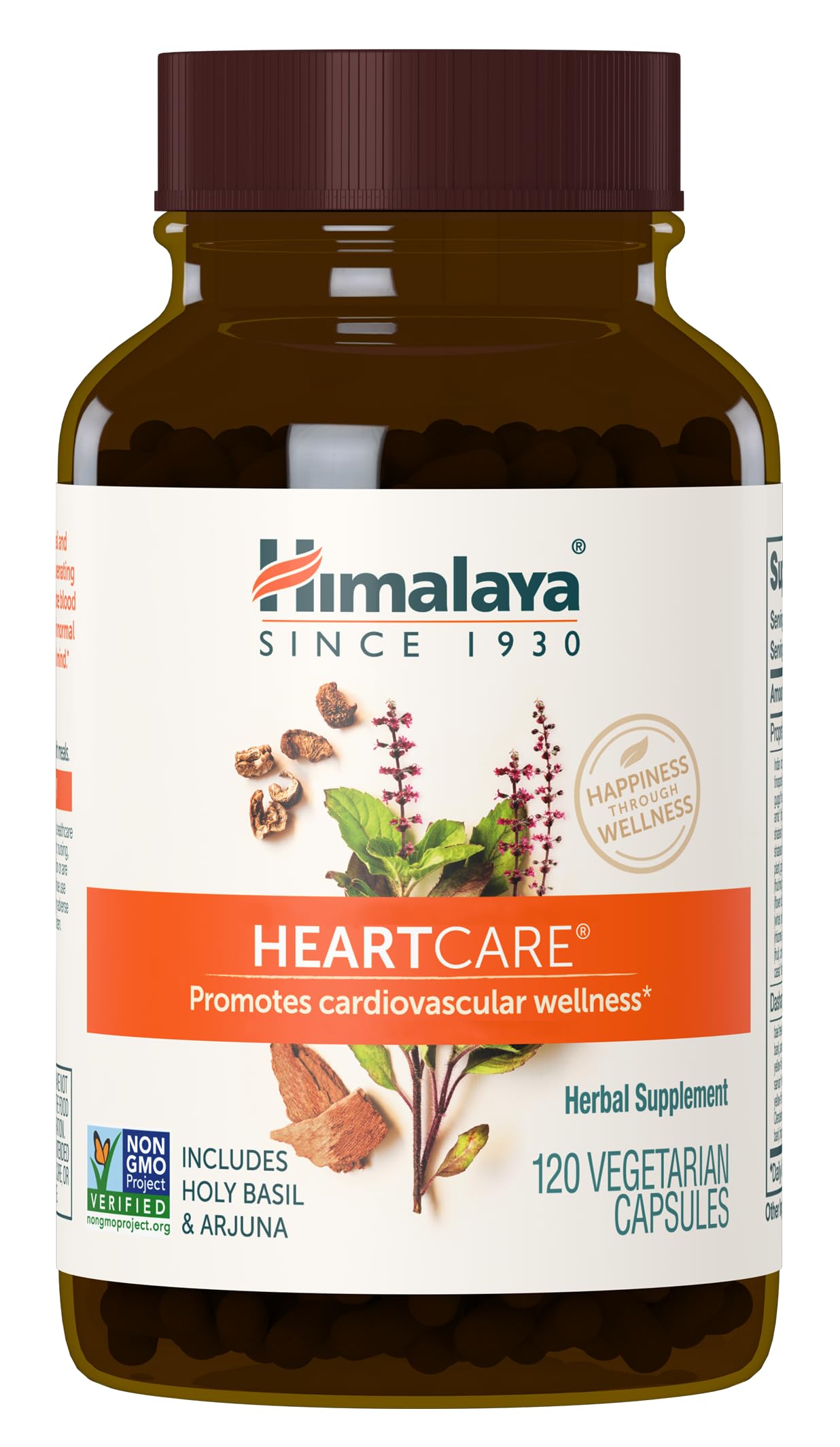 Himalaya HeartCare: cápsulas en botella para apoyo diario de la salud cardíaca