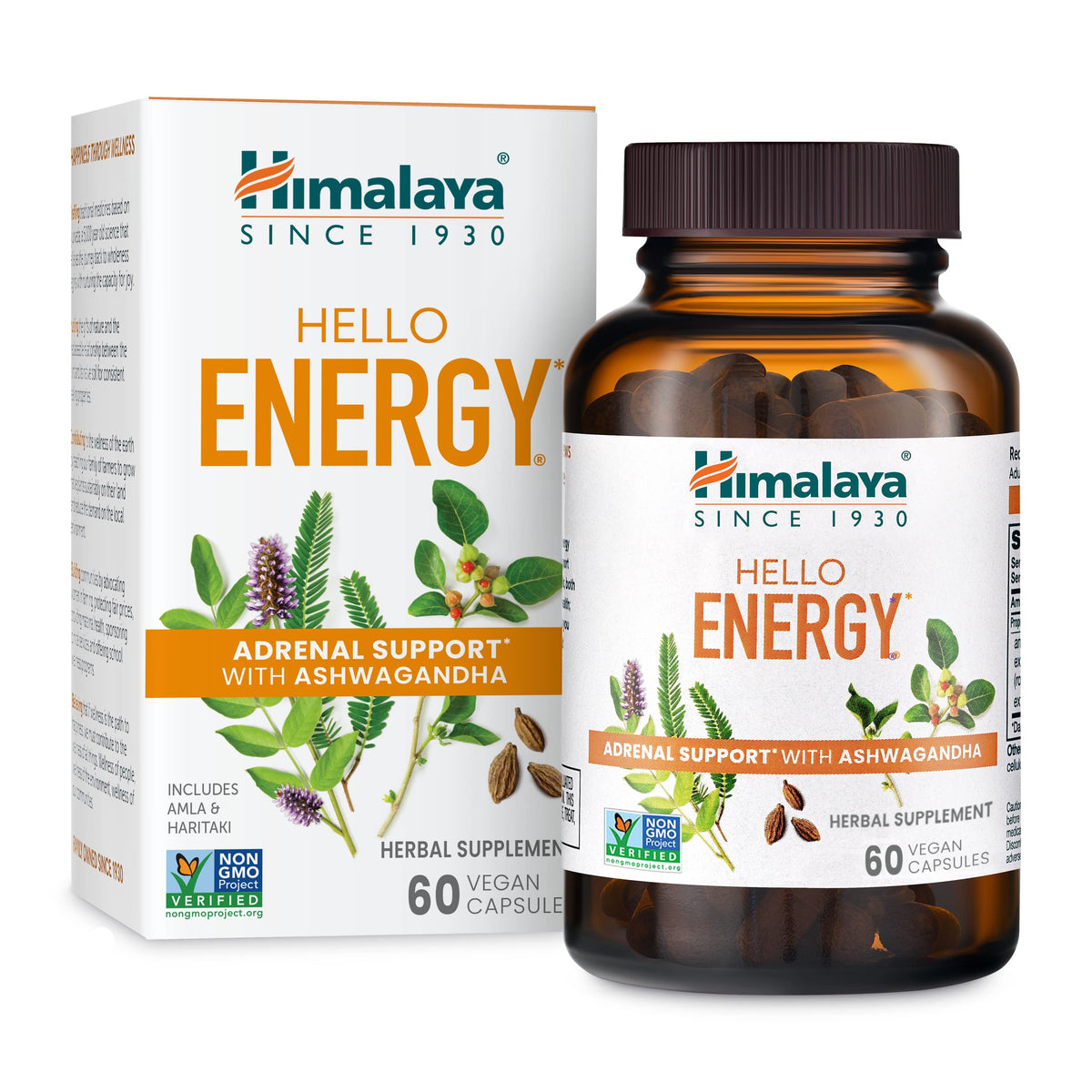 Himalaya Hello Energy cápsulas para energía diaria sin cafeína