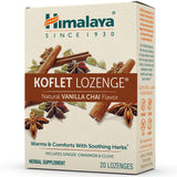 Himalaya Koflet Vanilla Chai, pastillas reconfortantes para la garganta