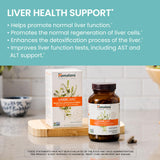 Caja de Himalaya LiverCare con presentación y beneficios destacados