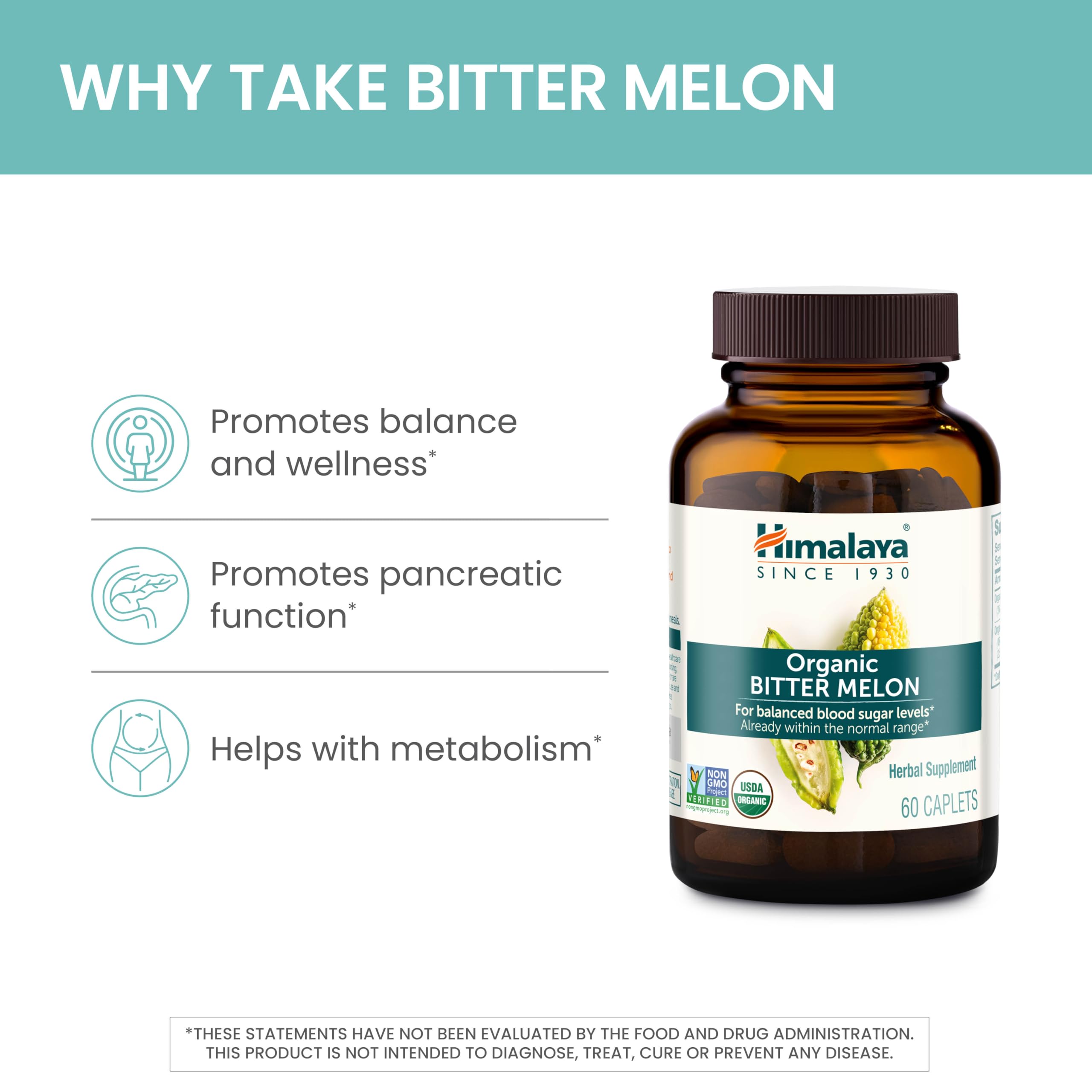 Himalaya Melón Amargo: caja promocional mostrando tradición Ayurveda