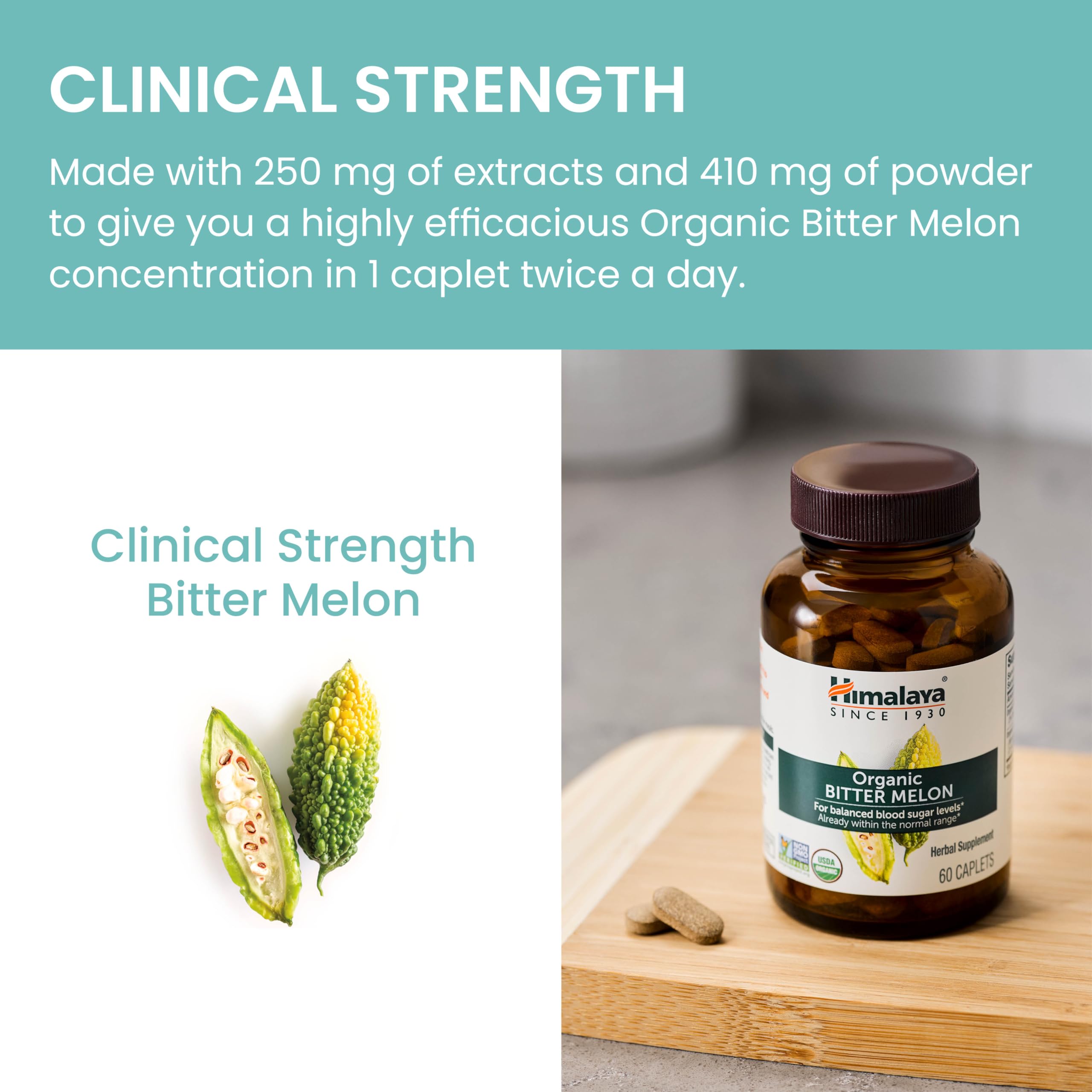 Himalaya Melón Amargo: etiqueta nutricional resalta extracto y sin aditivos
