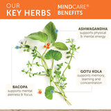 Himalaya MindCare etiqueta vegana y sin OMG, opción segura