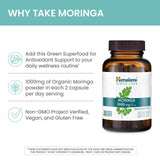 Etiqueta de Himalaya Moringa vegano y sin gluten