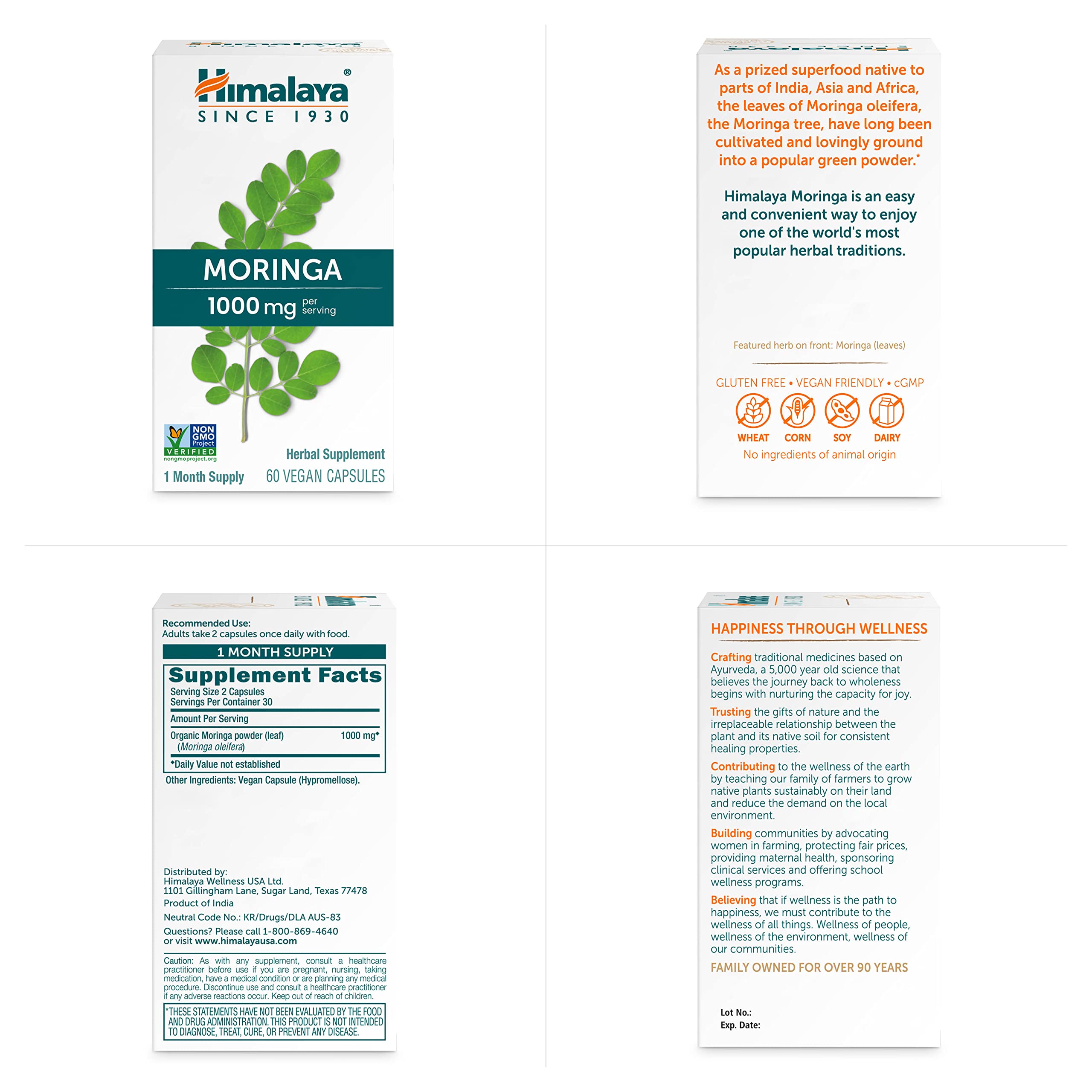 Nutrición natural a base de hojas de moringa