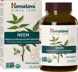 Neem Himalaya: cápsulas en botella para uso diario y piel más clara
