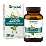 Himalaya Gymnema Sylvestre Orgánico en bote para apoyar el metabolismo de carbohidratos.