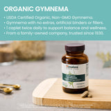Cápsulas Himalaya Gymnema Sylvestre, 700 mg, veganas, sin gluten, para apoyo al metabolismo de carbohidratos.