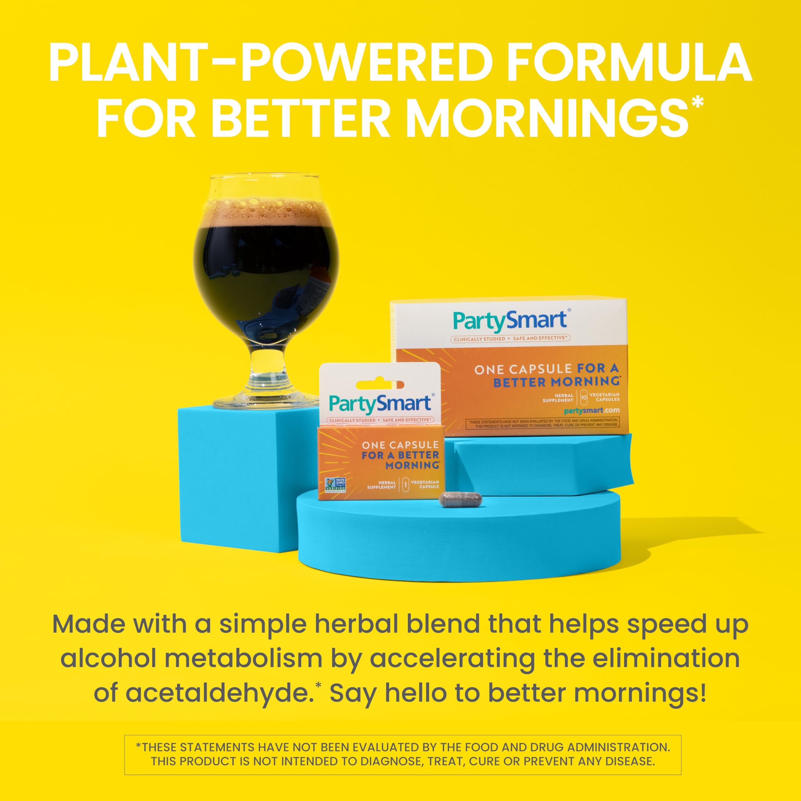 Himalaya PartySmart herbal ingredients highlight plant based formulation
