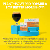 Himalaya PartySmart herbal ingredients highlight plant based formulation