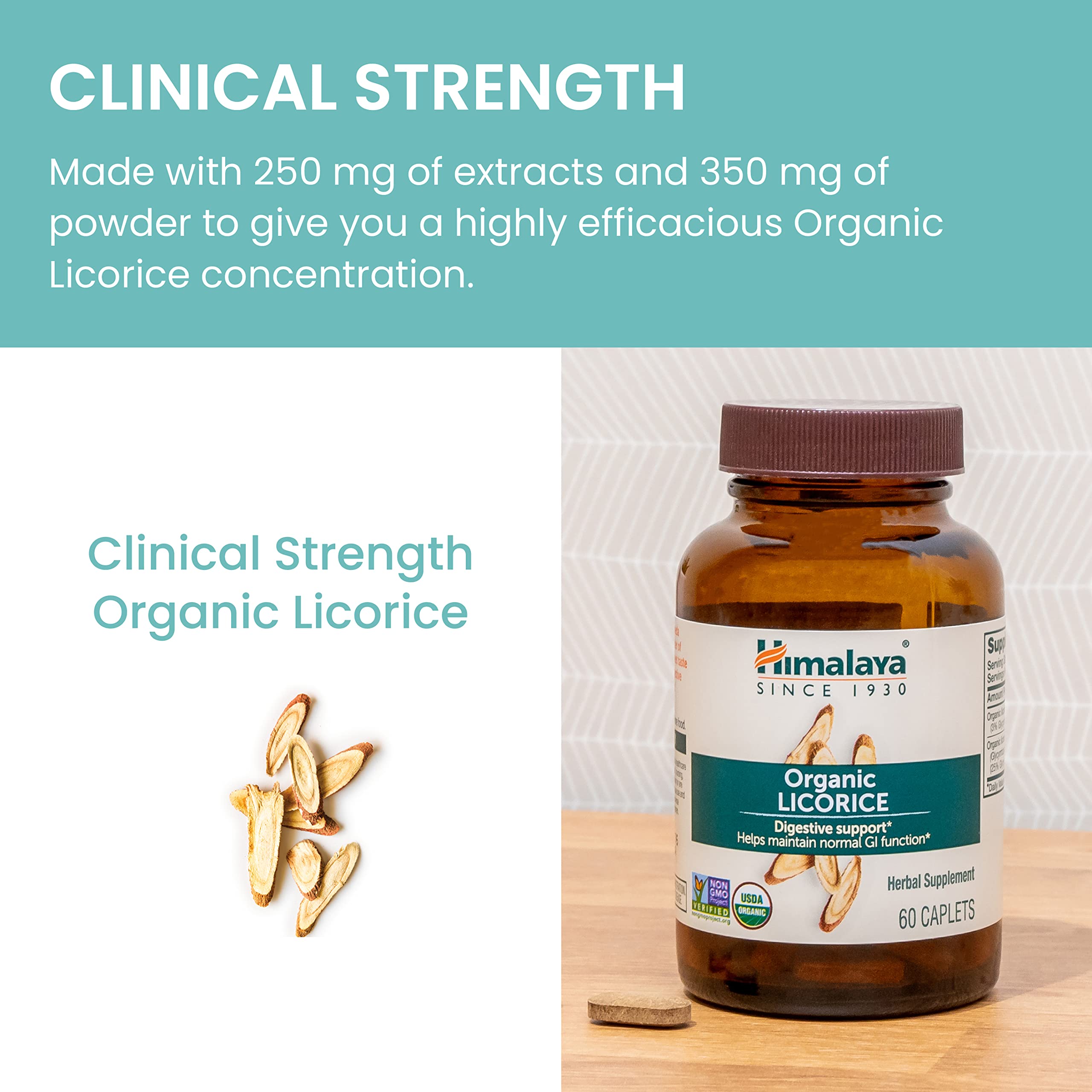 Himalaya Regaliz con Ayurveda: cápsulas orgánicas para soporte digestivo diario