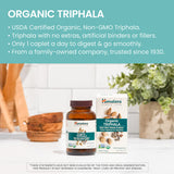 Mezcla ayurvédica Triphala: Amla, Haritaki y Vibhitaki para bienestar digestivo