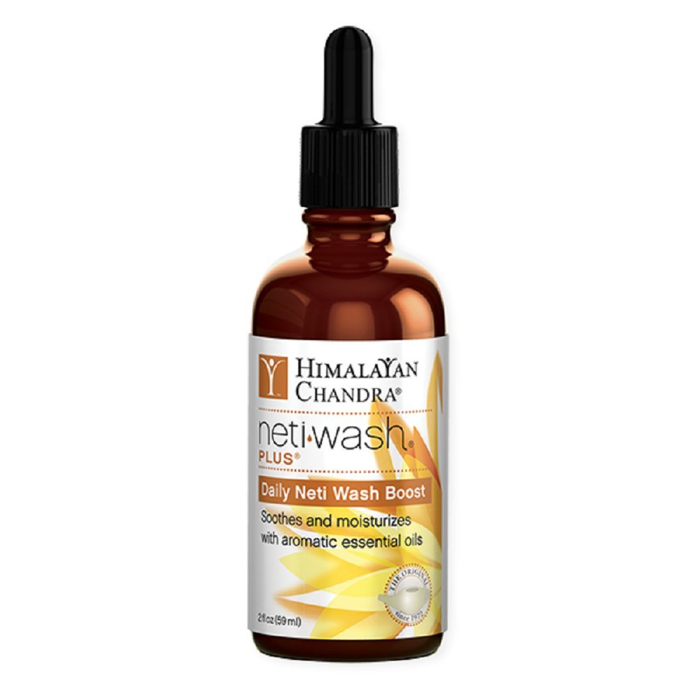 Himalayan Chandra Neti Wash Plus, botella, uso diario para higiene nasal suave