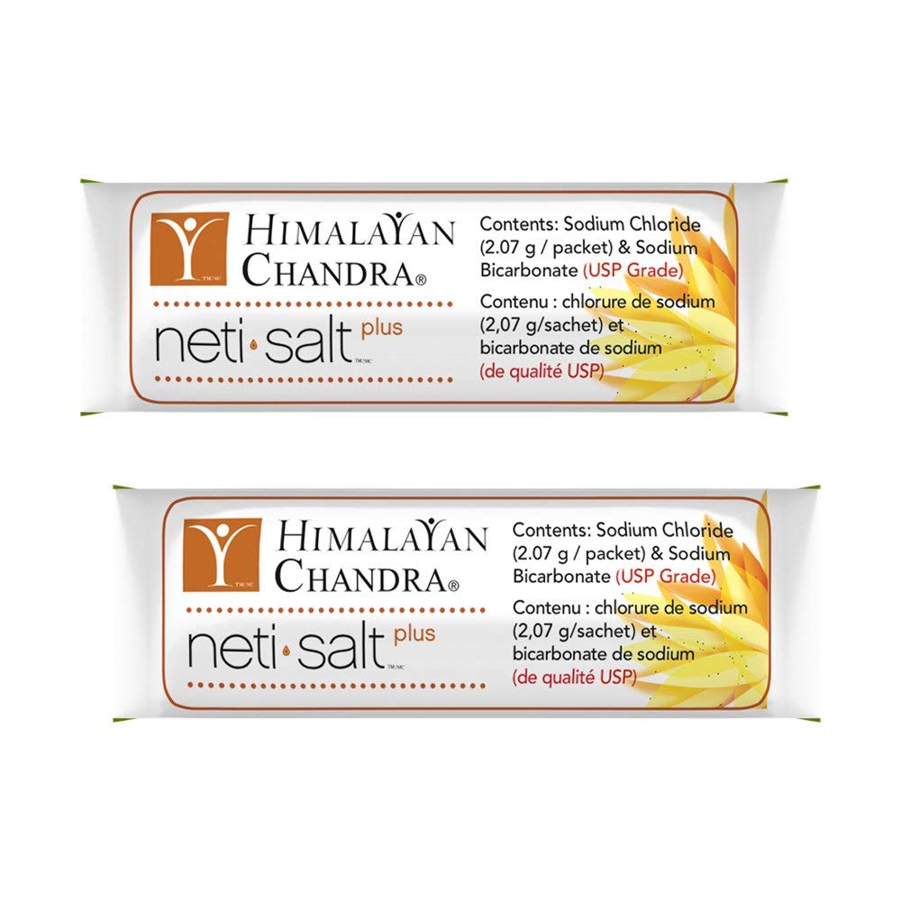 Neti Salt Plus de Himalayan Chandra para uso diario y confort nasal.