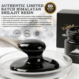 Shilajit Himalayo Oro con pruebas Eurofins de pureza y potencia.