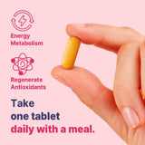 HINI multivitamínico para mujer, tableta diaria, fácil de tragar.