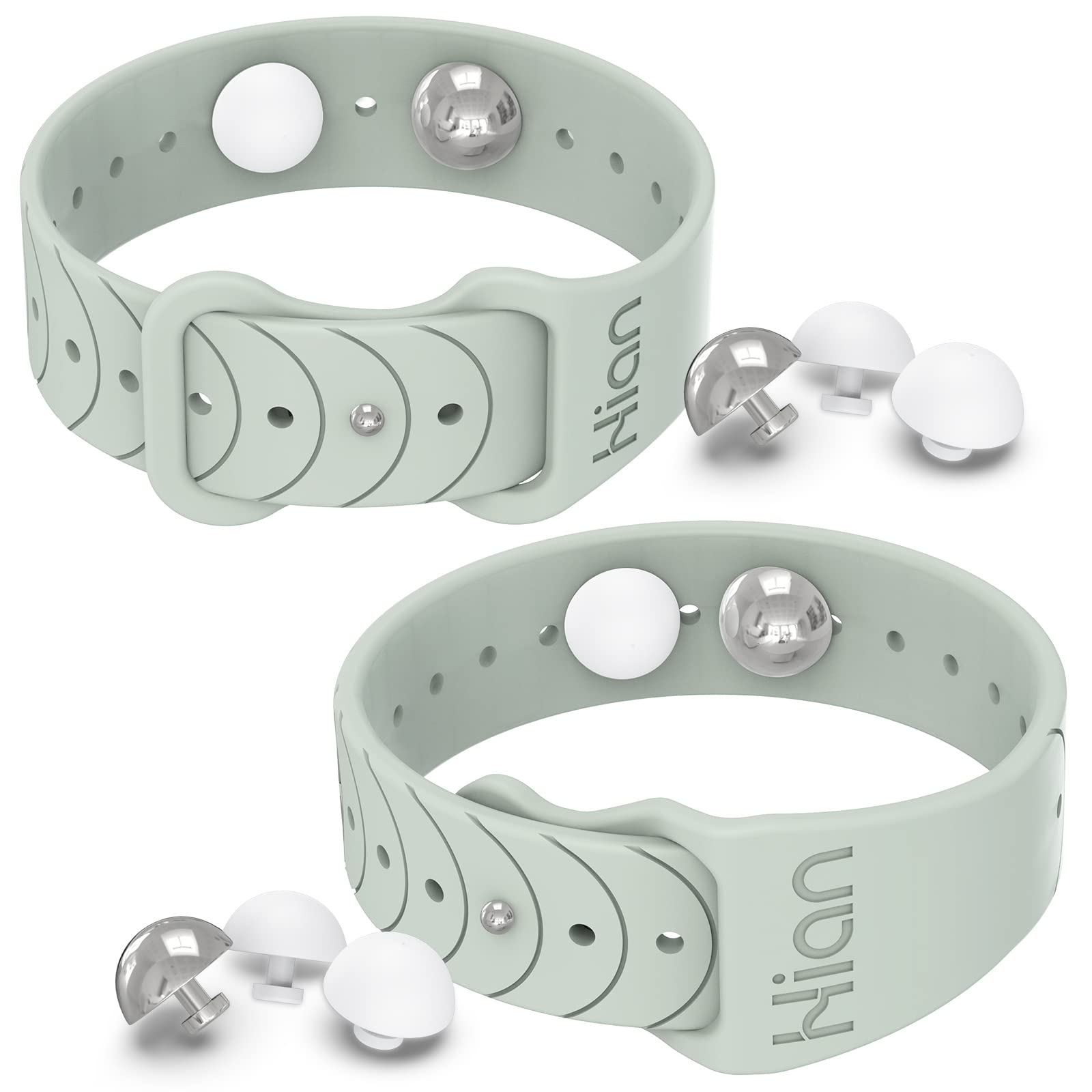 Pulsera Hion anti náuseas vista frontal para mayor comodidad durante el viaje