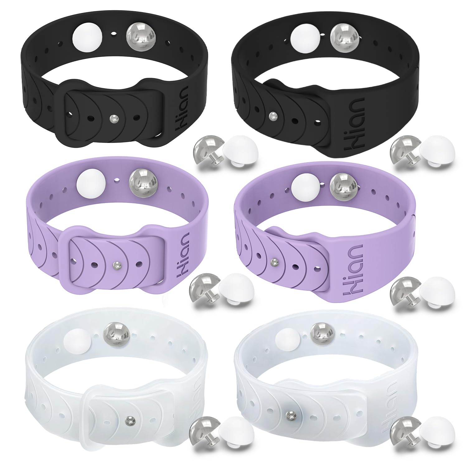 Pulsera Hion anti-mareo con ajuste cómodo para viajar.