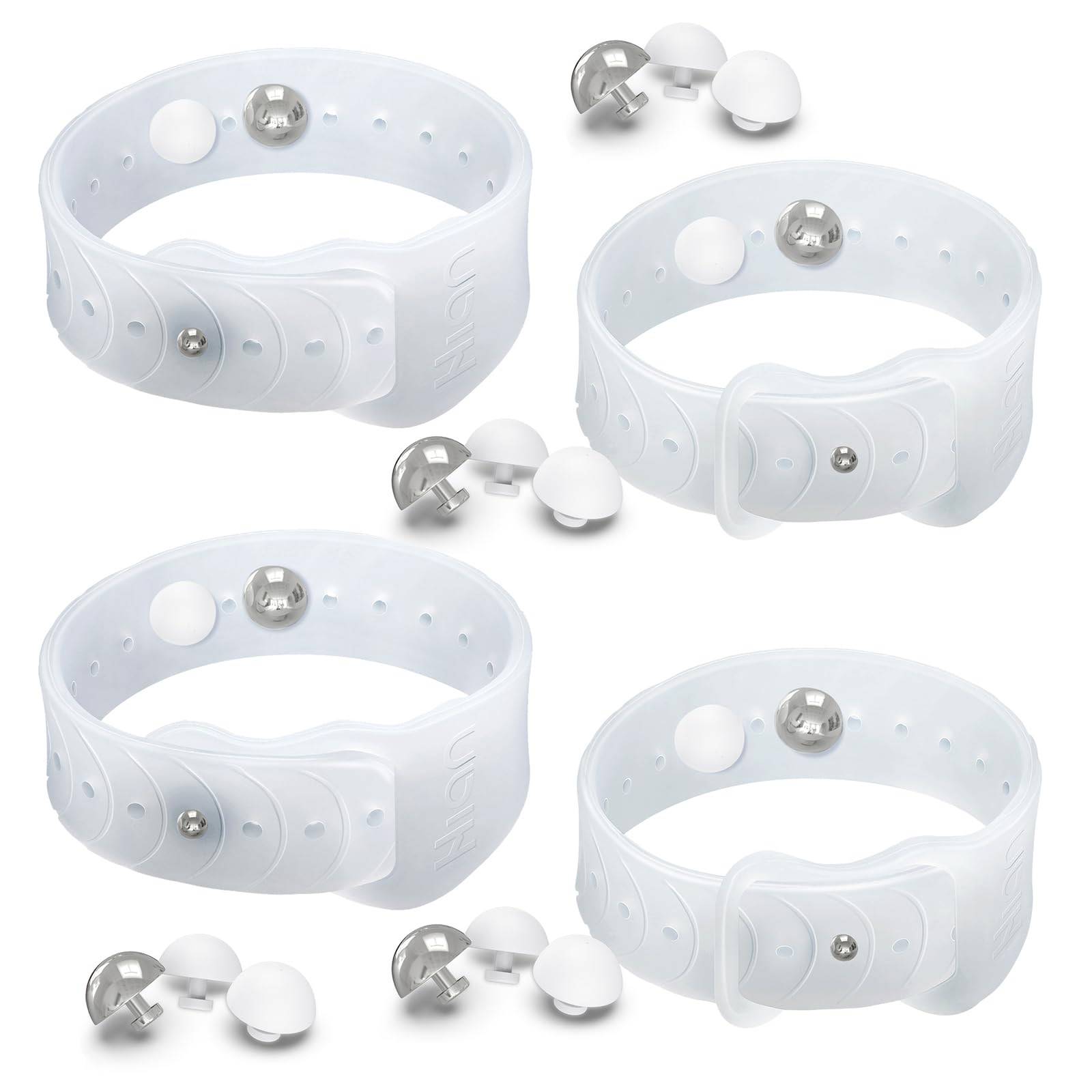 Pulsera Hion anti náuseas transparente para mareos durante viajes.