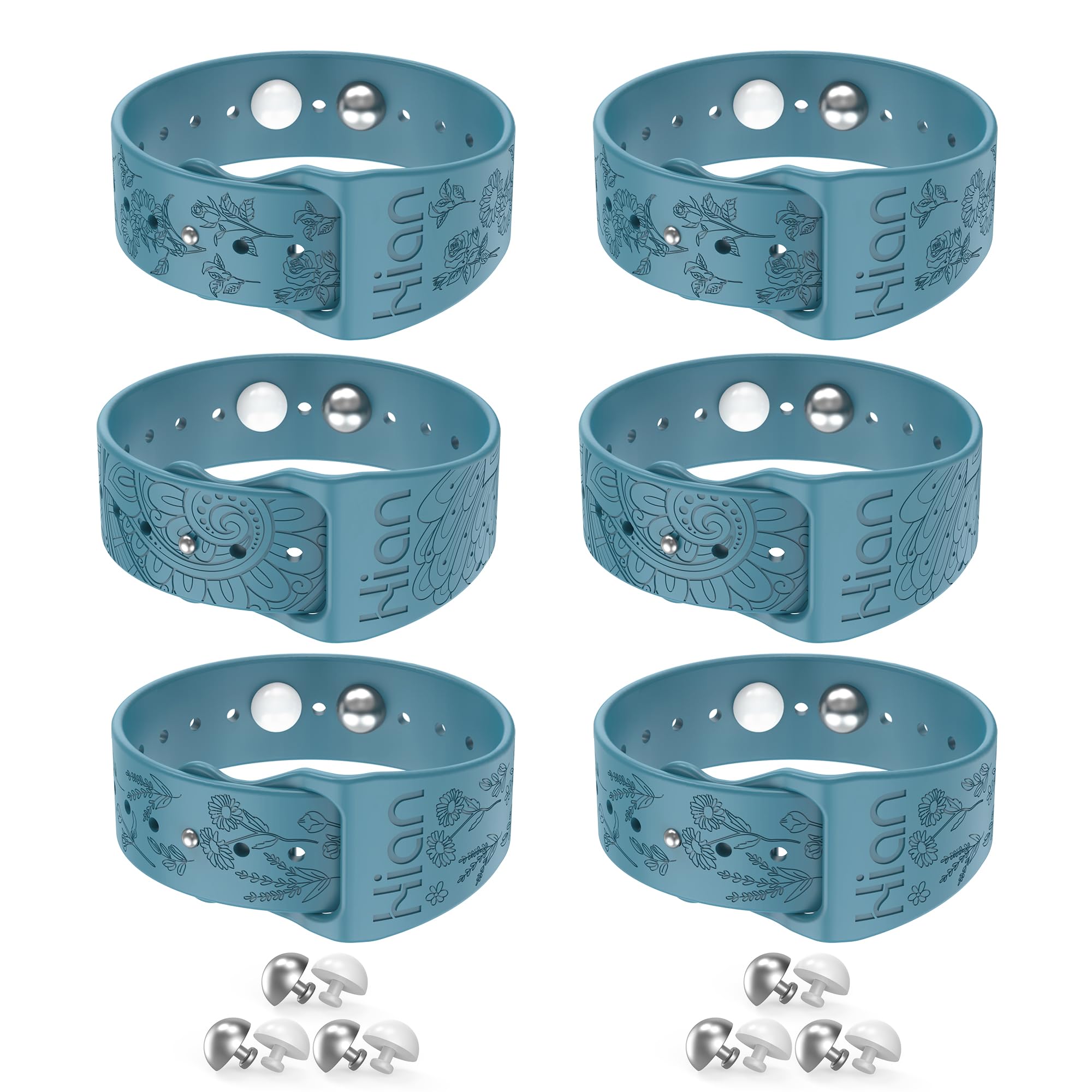 Brazalete Hion para mareo azul, alivio suave durante viajes.